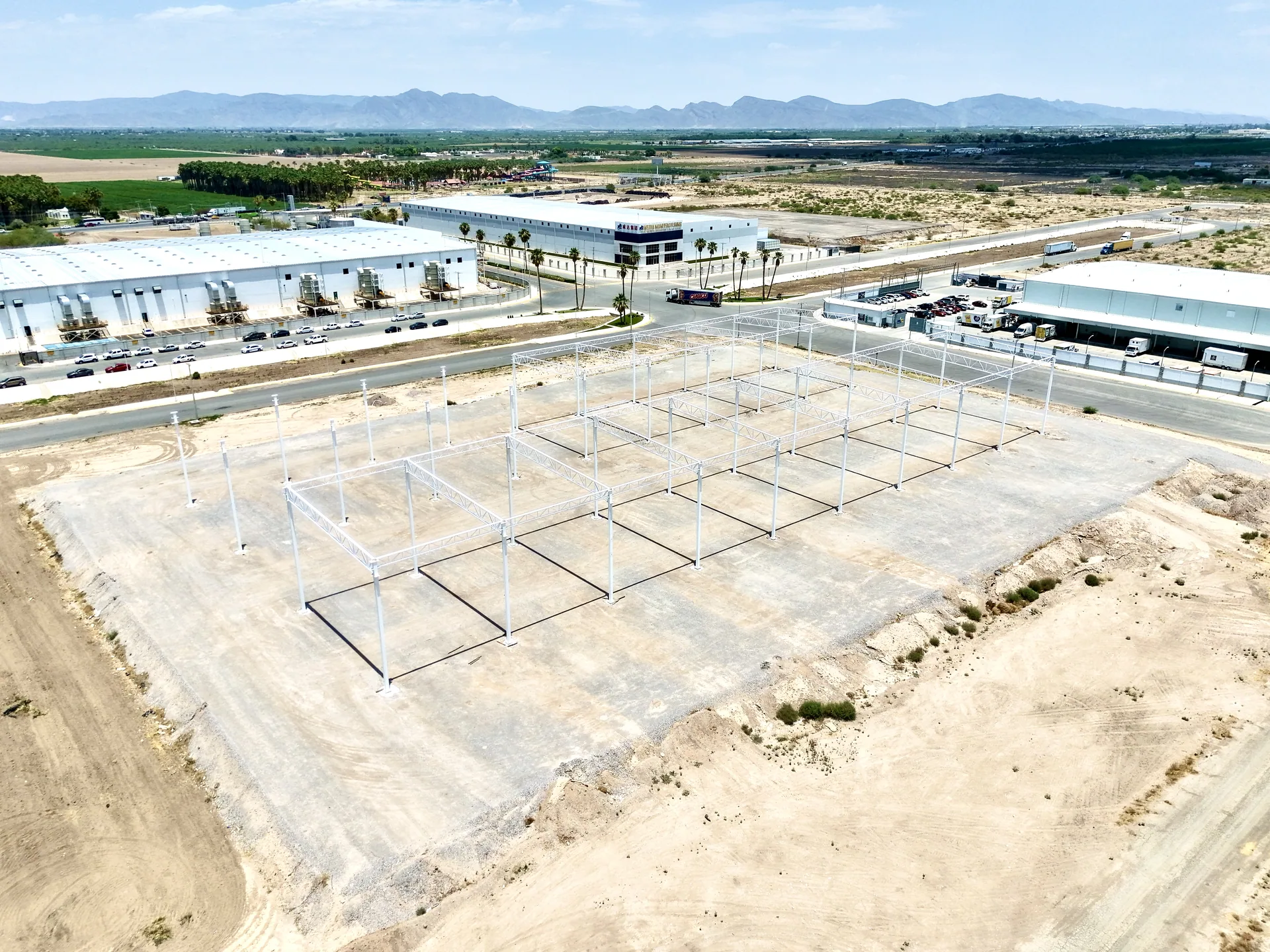 Laguna IP — vista aérea del parque industrial en Torreón, Coahuila